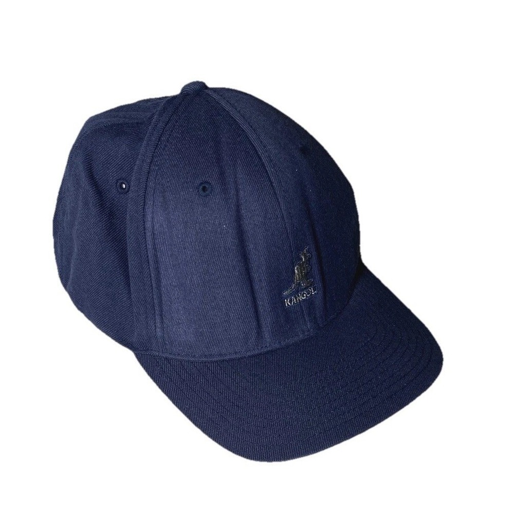 Heritage‎ Streetwear Baseball Cap Wool Navy Kangol Flexfit Logo Hat L XL